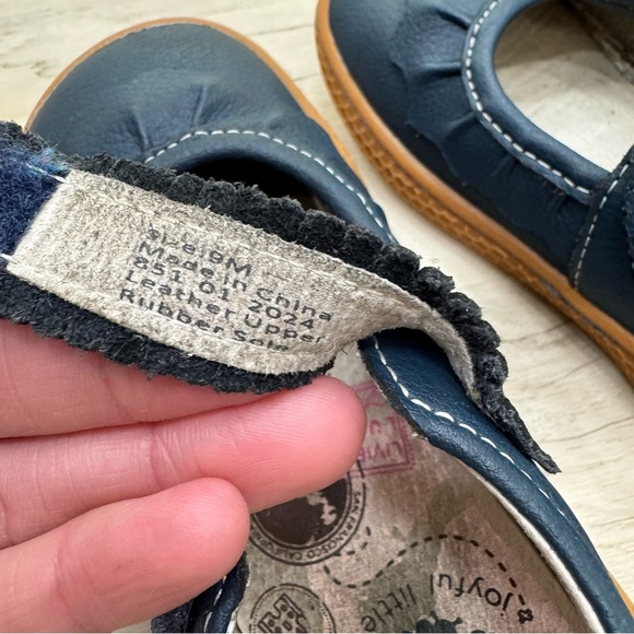 Livie & Luca Navy Blue Kids Shoes Strap comfortable size 9 - Picture 7 of 7